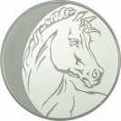 Stříbrná mince Rok koně