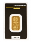 Zlatý slitek Argor Heraeus 10 gramů