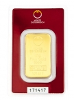 Zlatý slitek Münze Östereich 20 gramů