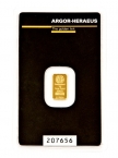 Zlatý slitek Argor Heraeus 1 gram
